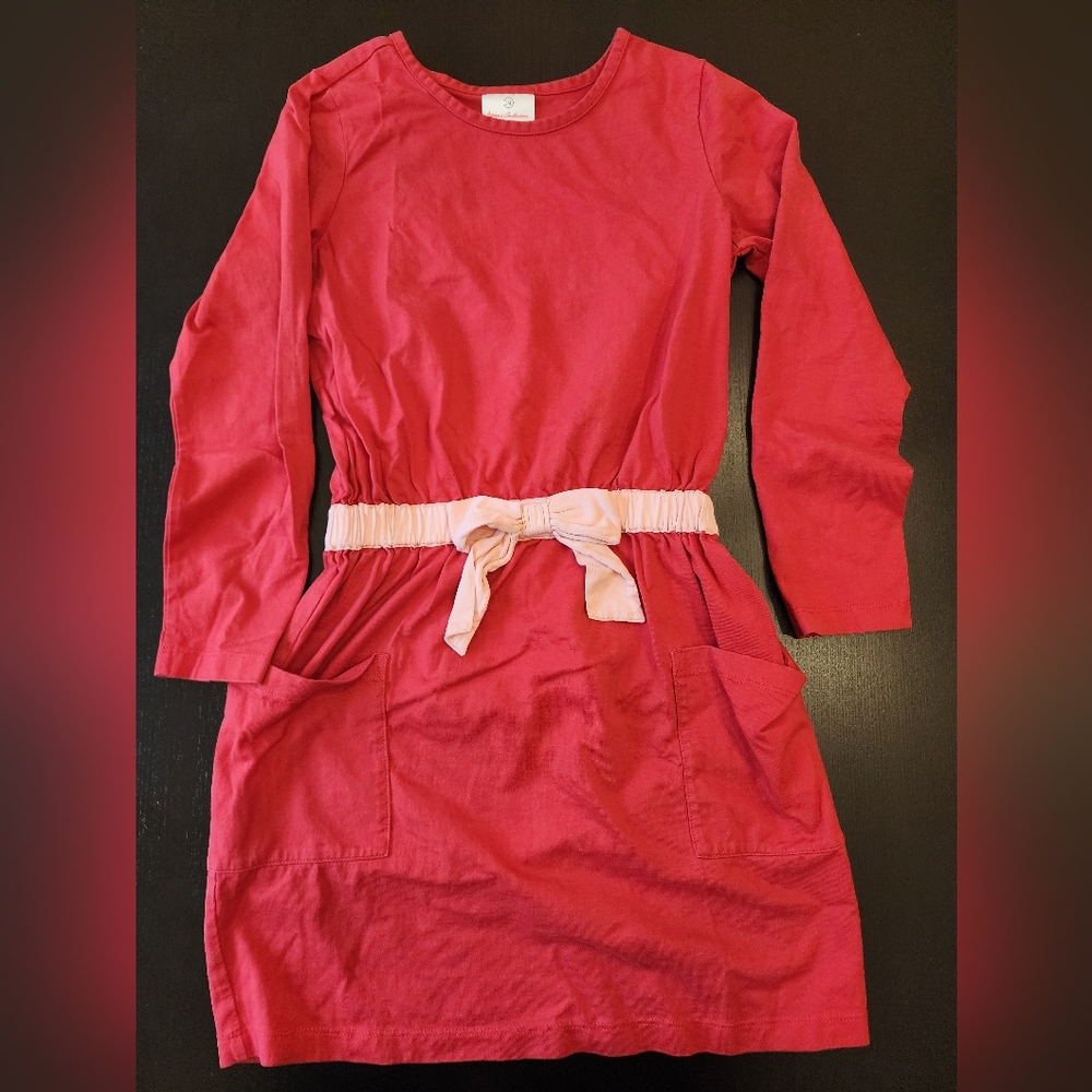 Hanna Andersson Pink Dress with Bow